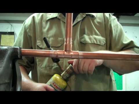 how to solder copper pipe leak