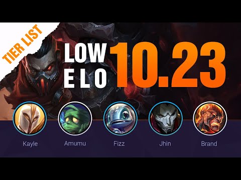 LOW ELO LoL Tier List Patch 10.23 Preseason by Mobalytics - League of Legends