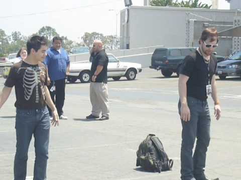David Cook & David Archuleta doing Hand Stands!