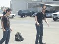 David Cook & David Archuleta doing Hand Stands!