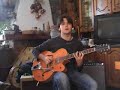 Christian playing his Gretsch Electromatic