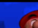 mario's floating head suffers a car crash