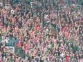 Kibice Wisły podczas meczu z Bełchatowem (9.03.2008 r.)