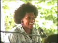 Rita Dove reads a poem at the 1992 Dodge Festival