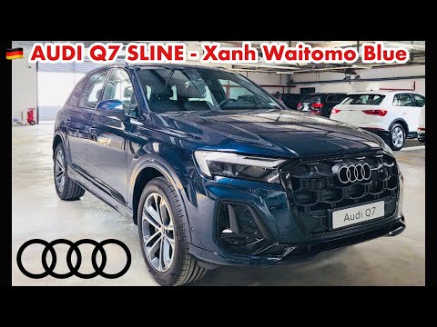 REVIEW AUDI Q7 SLINE 45 TFSI Quattro- Xanh Waitomo/ nội thất Đen || 3.850 Tr - 0902105599