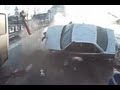 Video: Out Of Control Car Crashes And Rolls Into Road