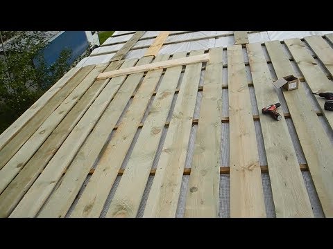 Как сделать односкатную крышу в своем доме