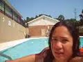 swimming at the community pool swimming at the community pool