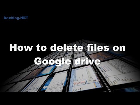 how to delete files off d'drive
