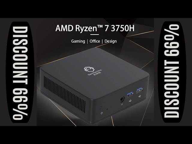 GenMachine New Mini PC AMD Ryzen 7 3750H CPU Windows 10/11 DDR4 in Desktop Computers in Hope / Kent