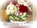 Fitz and Floyd Holly Berry Ornament Commercial
