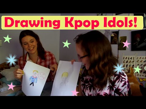 how to draw kpop stars