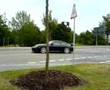 Porsche drive away in Regensburg