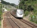 The Northbound EMU - Refurbished Stock with half baffler and Southbound SP1900 EMU in Sam To Hang The Northbound EMU - Refurbished Stock with half baffler and Southbound SP1900 EMU in Sam To Hang