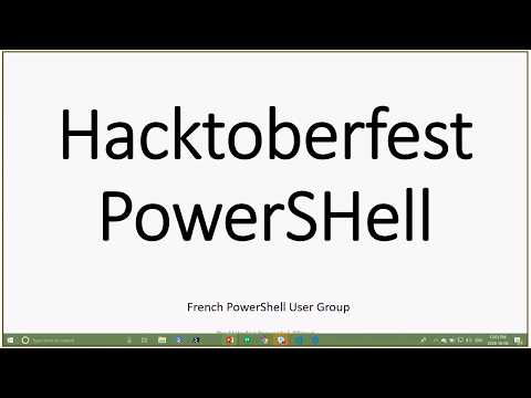 Hacktoberfest PowerShell 2018