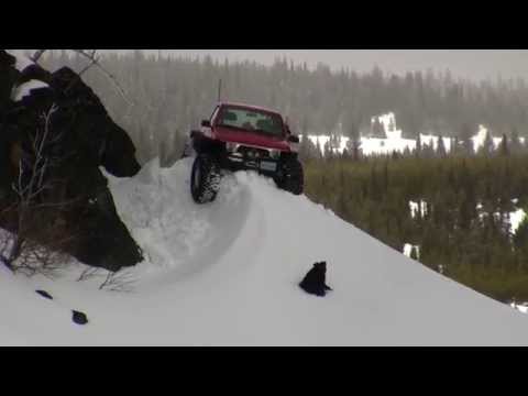 wheeling - Thankfully they didn't plow the drifts down with the snowcat this year.