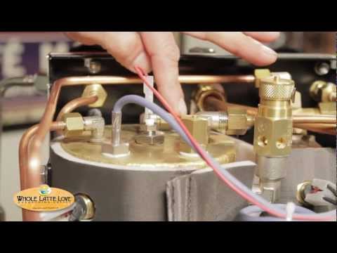 how to drain espresso machine