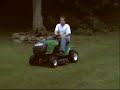 Weed Eater lawn tractor- 1st test drive after transaxle rebuild