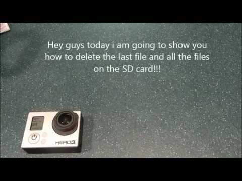 how to properly delete photos from sd card