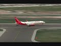 Air berlin Boeing 737-800 landing at Palma de mallorca