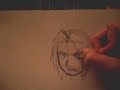 Hi, it's my first video of drawings on Edward Elric from Fullmetal Alchemist... I hope that you are going to appreciate