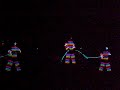 Blueman flashing jumping
