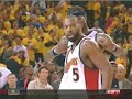Baron Davis posterizes Andrei Kirilenko in game 3 dunk