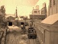 Baldwin steam switcher in aged sepia film