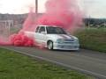 Kumho red tire smoke burnout #2 in my 2001 4cyl S-10 xtreme