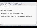 helpwithpcs.blogspot.com-Change small letters into capital & vice versa in MS Word helpwithpcs.blogspot.com-Change small letters into capital & vice versa in MS Word
