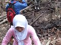 suasana sebenar latihan industri untuk pelajar politeknik mukah / kuching semasa latihan tapak ke SK Kpg Klid/plajau, Dalat