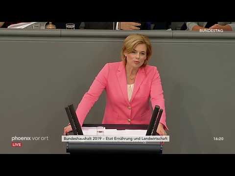 Rede von Julia Klckner zum Etat fr Ernhrung und  ...