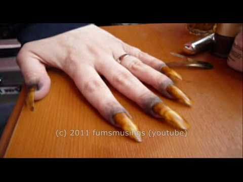 claws - Special effects make up tutorial showing how to create werewolf claws. Requested by Xtremewebsites www.fumsfxmakeup.blogspot.com.