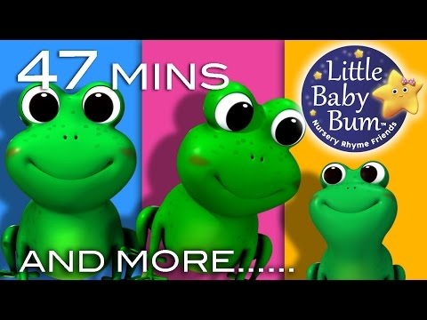 Five Little Speckled Frogs | And More Nursery Rhymes | 47 Minutes Compilation from LittleBabyBum