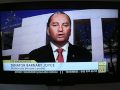 Virginia Trioli crazy face at Senator Barnaby Joyce on ABC2 news breakfast