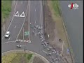 Queda massiva de ciclistas