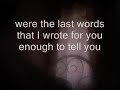 Alesana - The last three letters