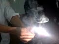 magnesio ardiendo