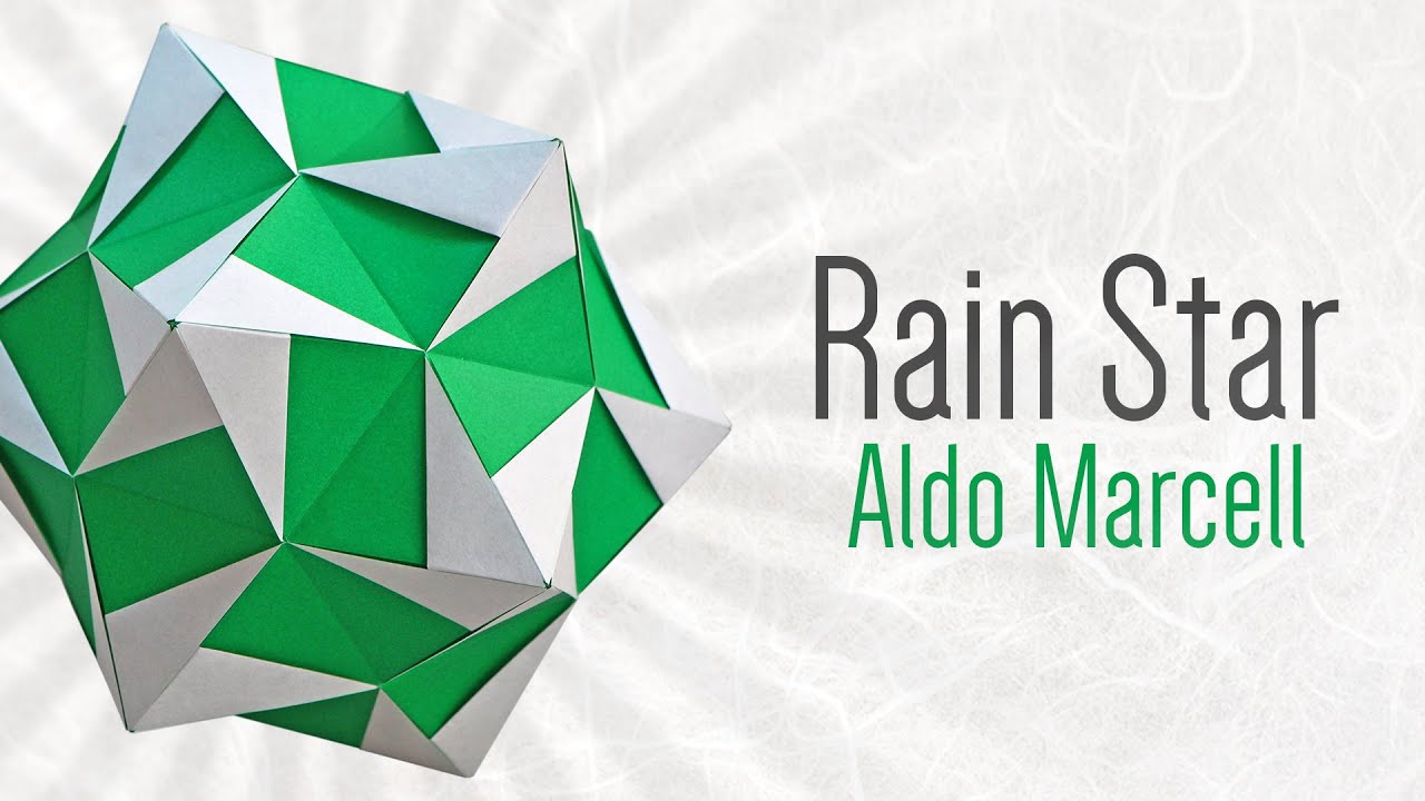Origami Rain Star (Aldo Marcell)