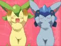 Leafeon and Glaceon