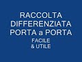 Raccolta differenziata "Porta a Porta" - VETRO &amp; LATTINE
