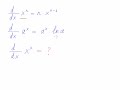 Problem 3: The Derivative of x^x