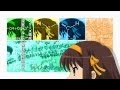 The Melancholy of Haruhi Suzumiya: Opening Theme #1 - Bouken Desho Desho?
