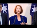 Julia Gillard Carbon Tax Announcement Part 1