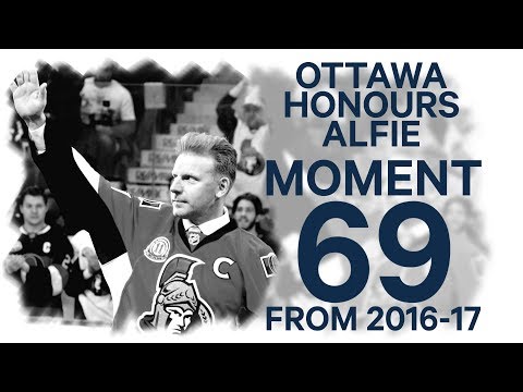 Video: No. 69/100: Senators retire Alfredsson's number
