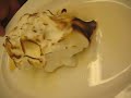 Failure of bombe alaska with no flame