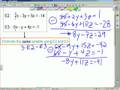 videos de Solving a Systems of Equations in three variables 3