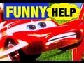Cars Lightning McQueen Disney Pixar Tractor Tippin' Cars Track Set Toy Review