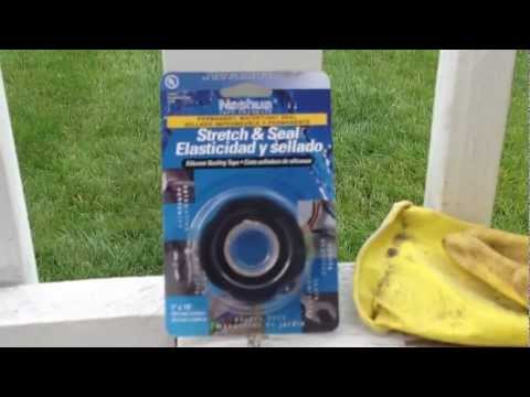 how to patch pvc pipe hole