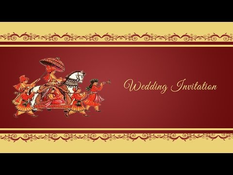 video-linktoworks-How to Design a Wedding Invitation Card Front Page in...